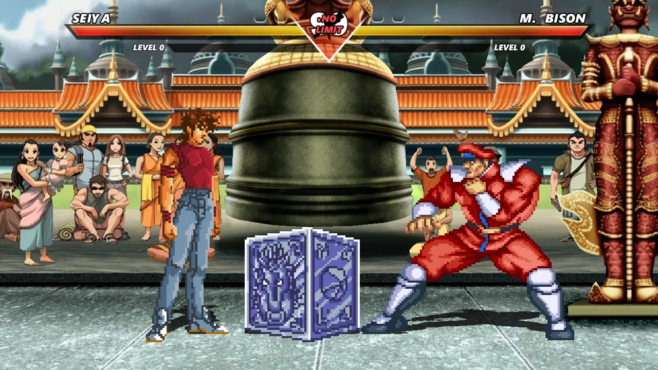 SEIYA vs M BISON - Highest Level Insane Fight‼️