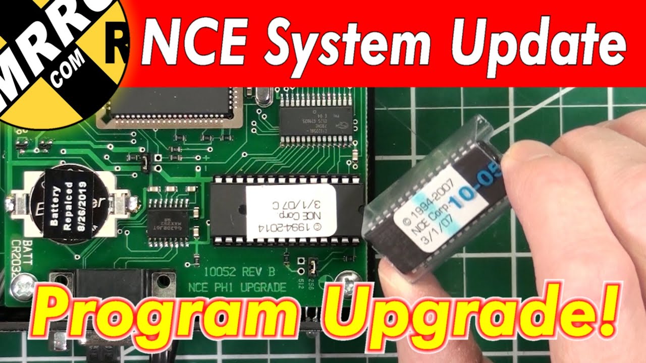 Is Your NCE DCC Command Station Firmware Upgrade Chip OUTDATED?