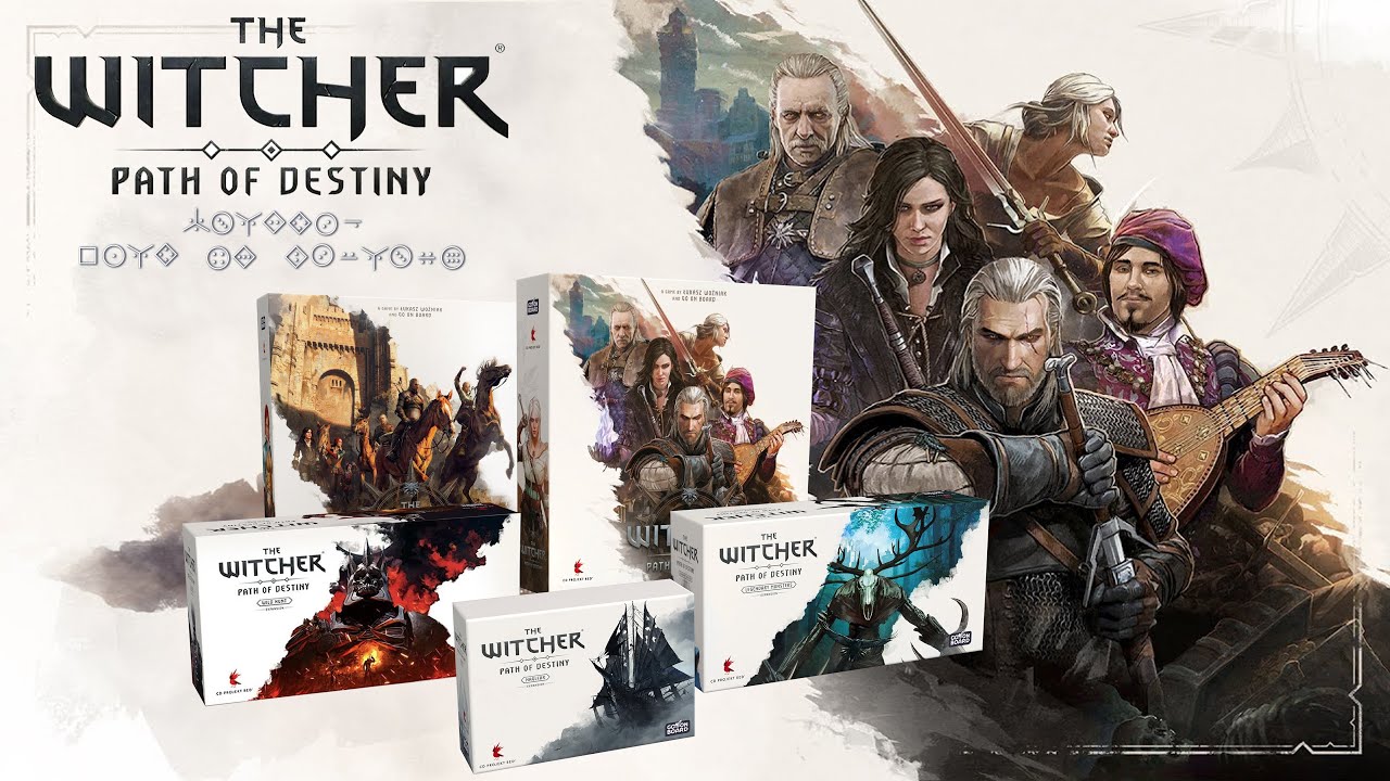 The Witcher: Path Of Destiny Board Game (shaded) - распаковка