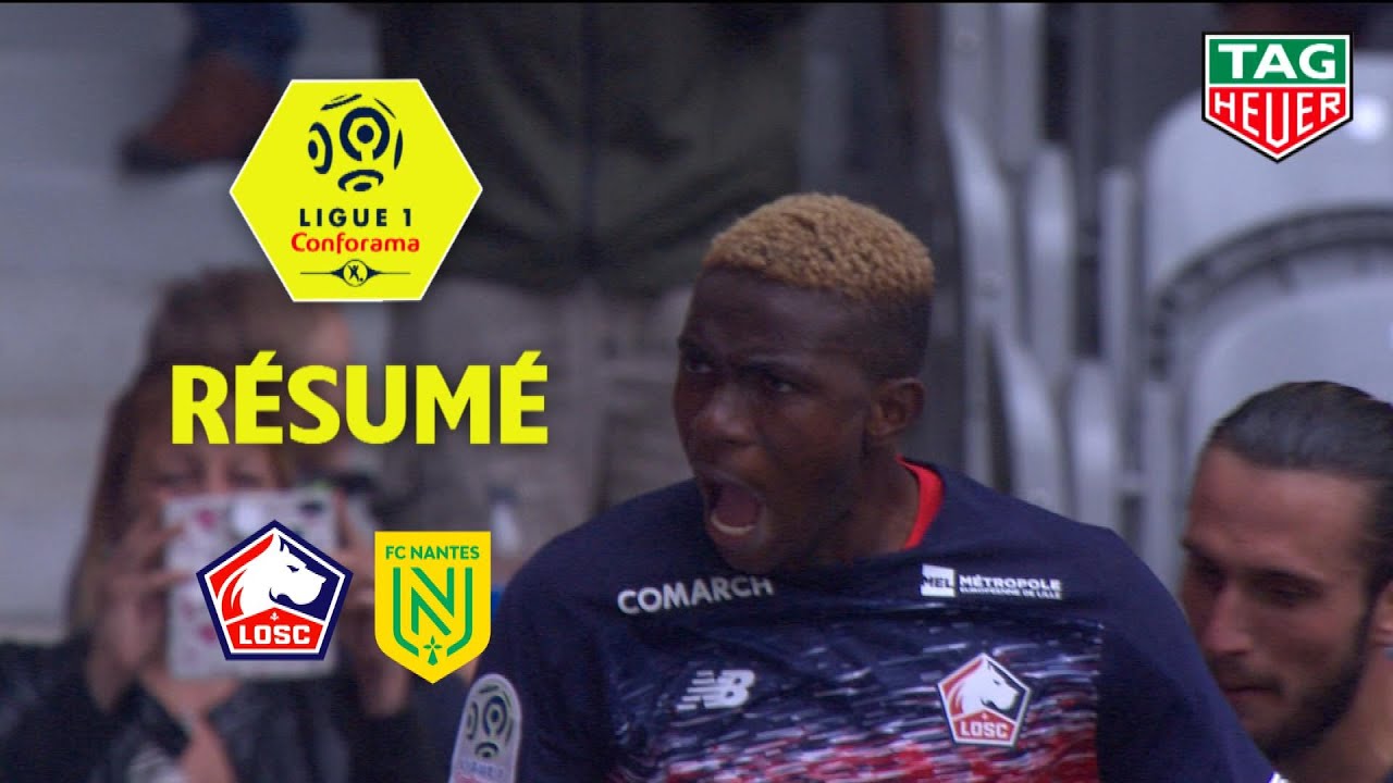 LOSC - FC Nantes ( 2-1 ) - Résumé - (LOSC - FCN) / 2019-20