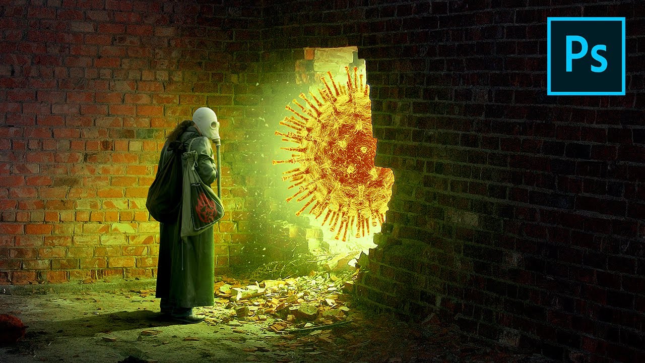 Photoshop Tutorial - Create a Virus Glow Effect