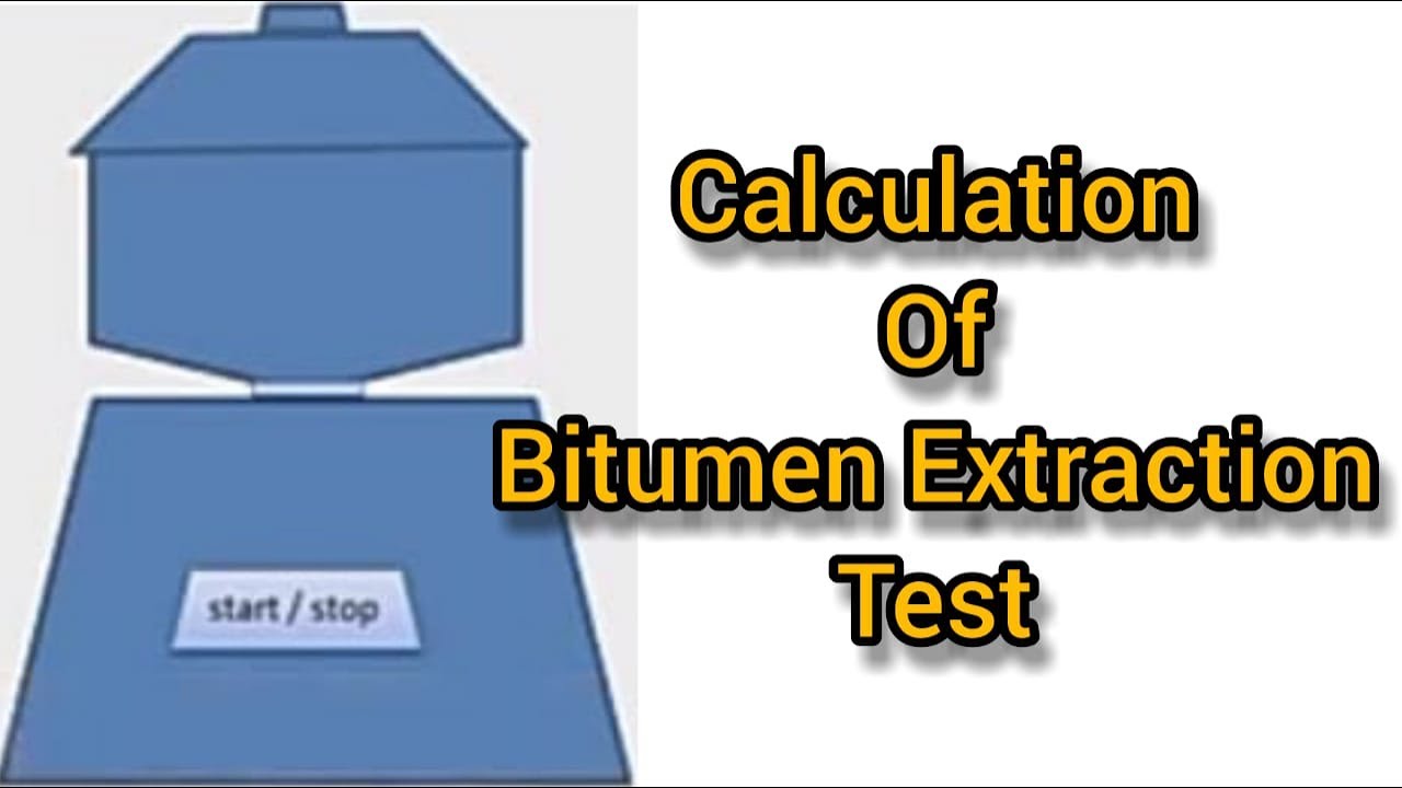 bitumen extraction test procedure || Calculation | Urdu / Hindi | All About Civil Engineer