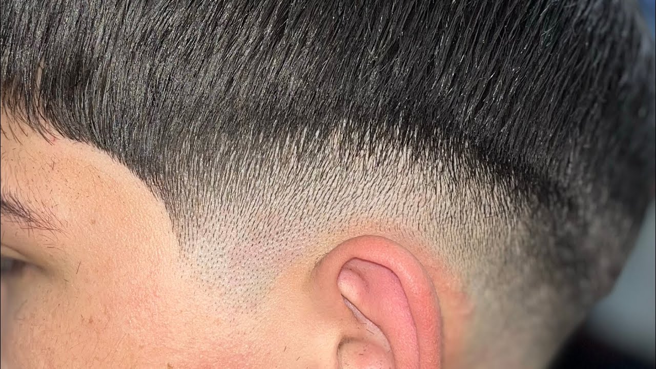 Low fade oscuro, tutorial de cómo hacer un degradado comprimido, englobao pasó a paso