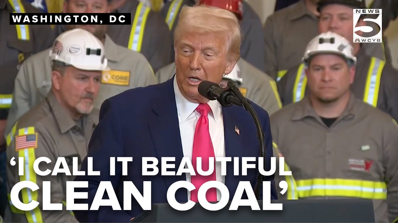 President Trump speaking on boosting US energy