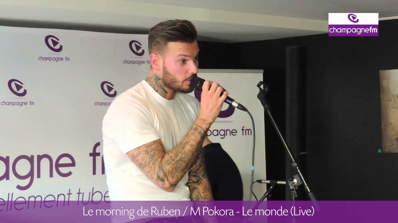 M Pokora - Le monde (Live Champagne fm)