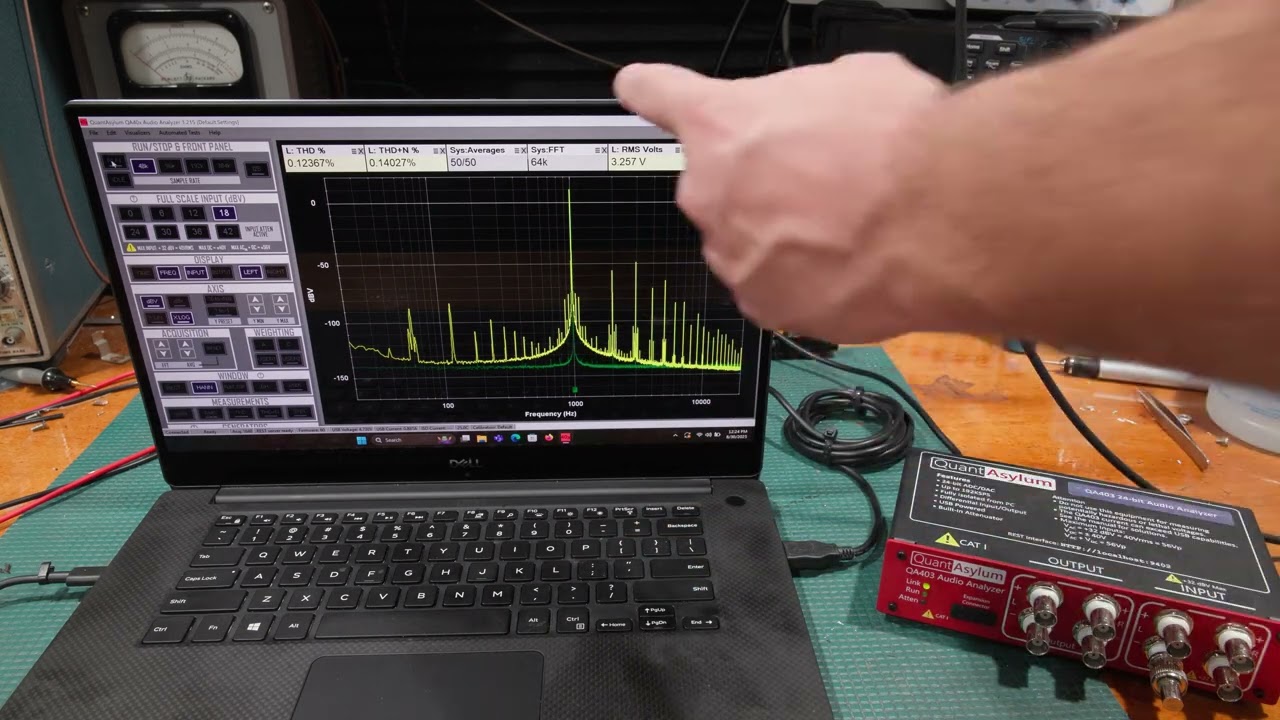 Audio Oscillator Testing Evaluation and Distortion Analysis. 