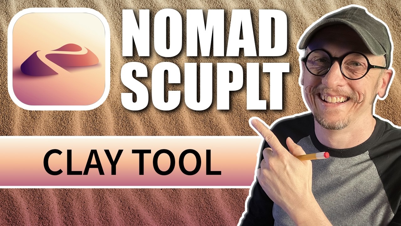 Основы работы с глиной в Nomad Sculpt: Инструмент для лепки из глины.