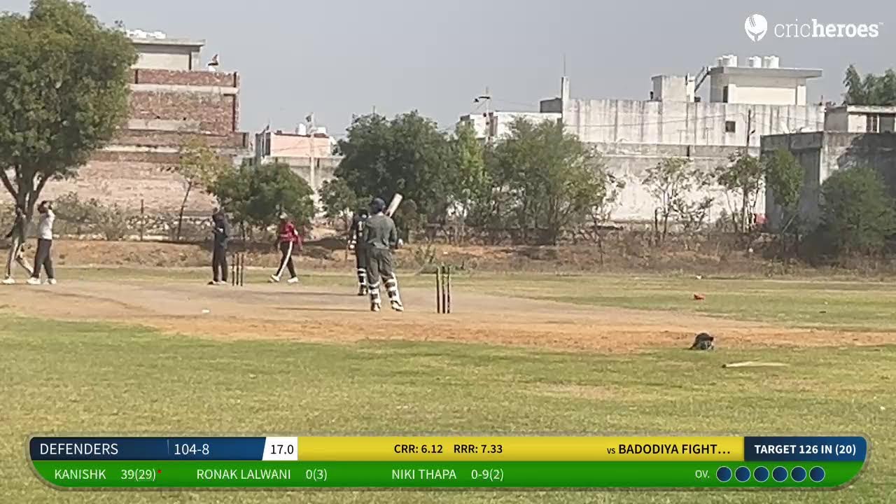 DEFENDERS vs BADODIYA FIGHTERS | Sunday Battle Ground (League Matches) | Live - Jaipur MRM Sports …