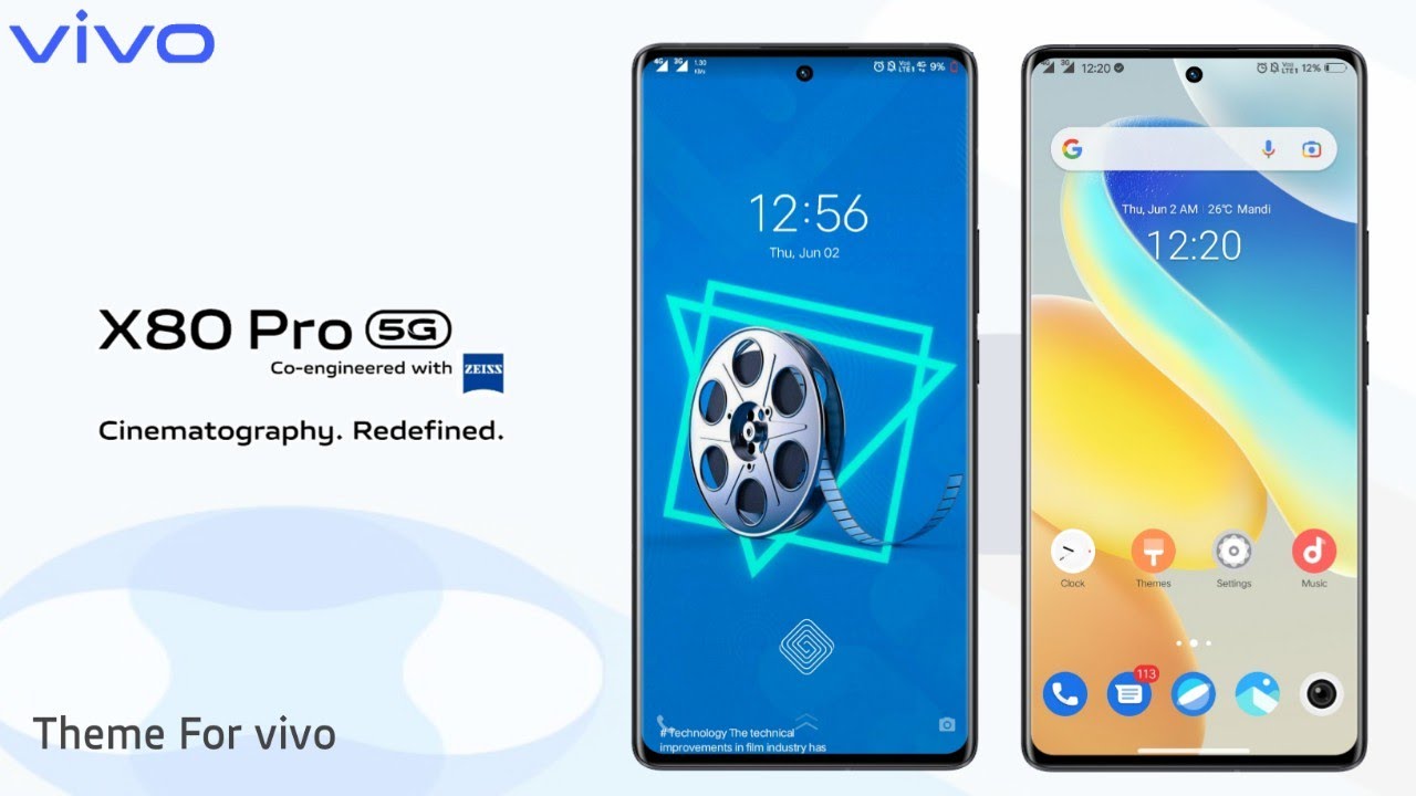 VIVO X80 Pro (Funtouch OS based) Theme For Vivo and IQOO