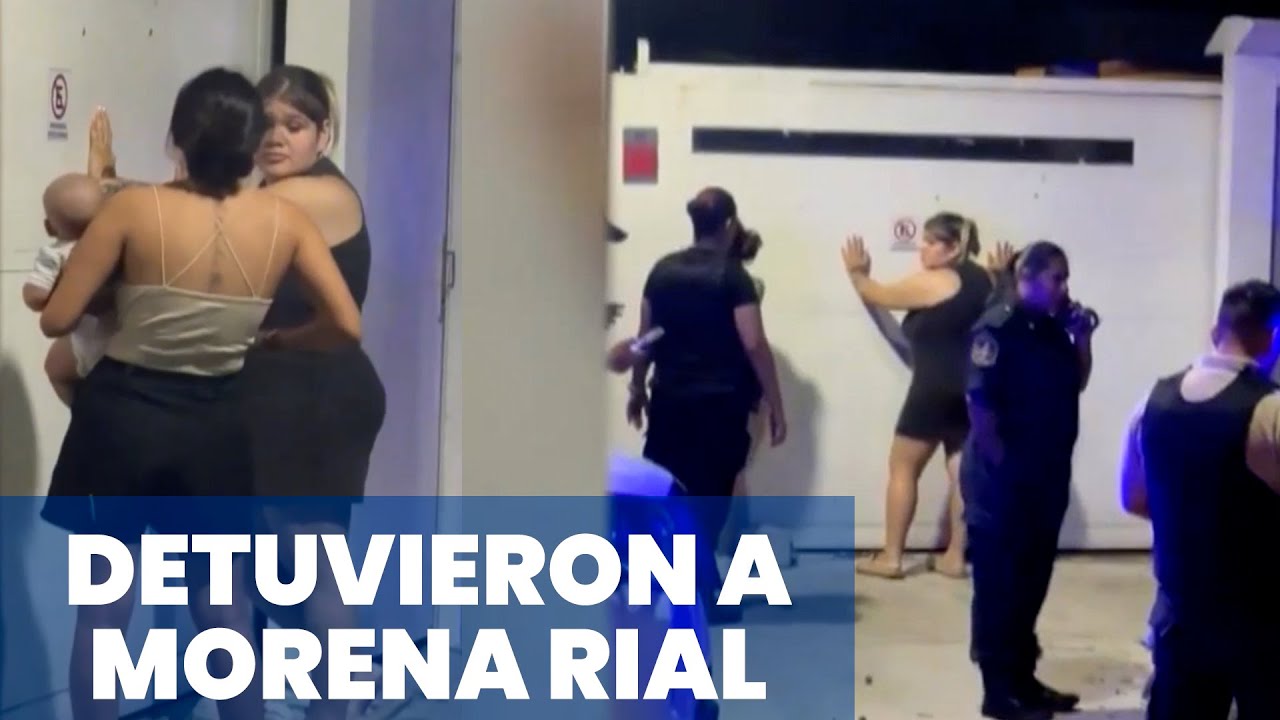 DETUVIERON A MORENA RIAL: FUE DETENIDA POR UN PRESUNTO INTENTO DE ROBO