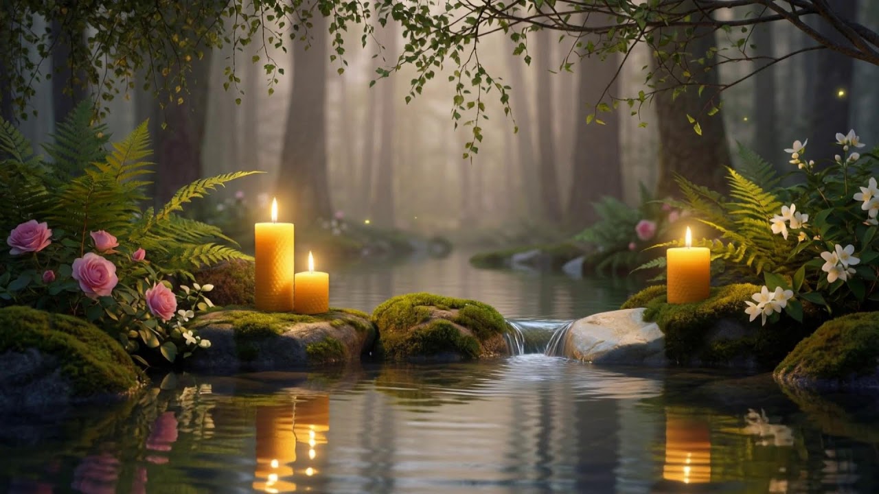 Calm River Ambience with Soft Piano 🌙 Peaceful Sleep, Meditation & Positive Energy 5