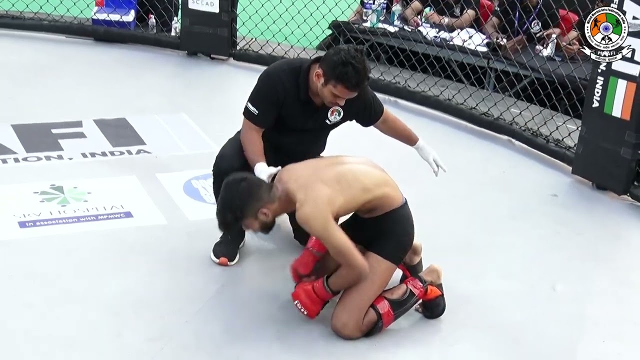 Dhruv shirodkar ( Maharashtra ) vs Kerobin tubu ( Gujarat ) MMAFI Contender 2022.