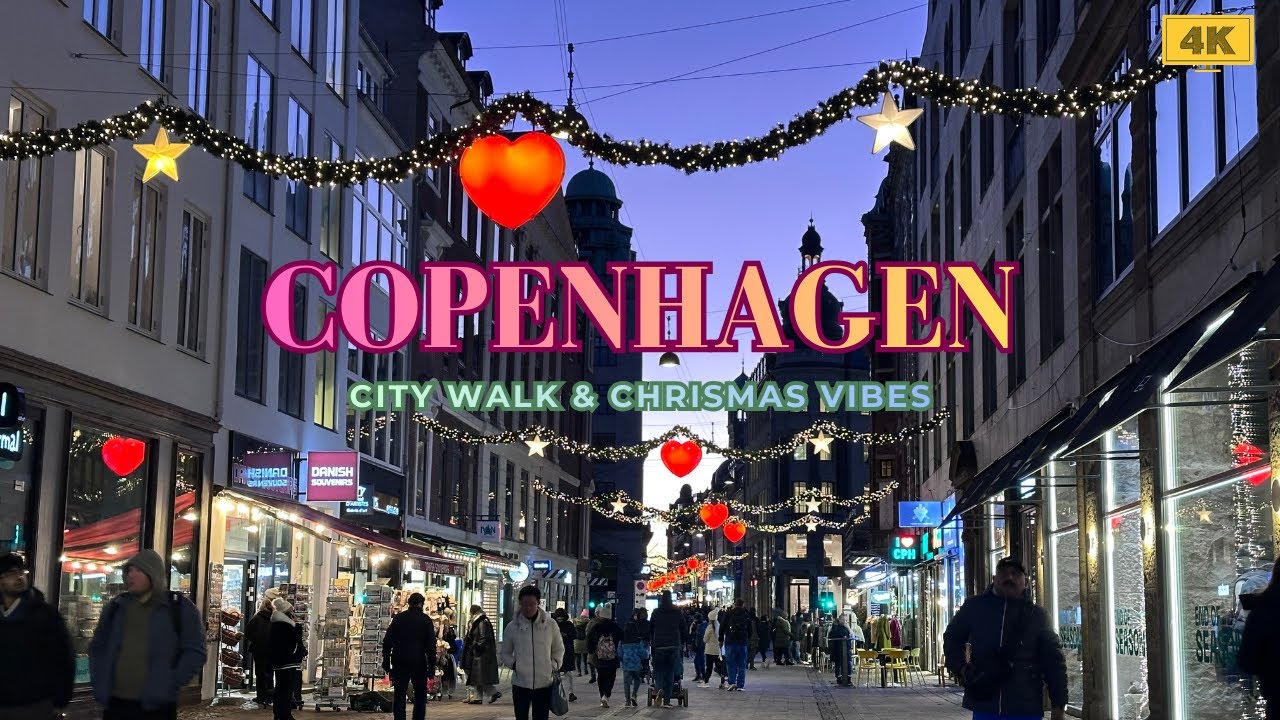 Walking in Copenhagen on Christmas  2025 🎄 | Cozy Winter City Walk