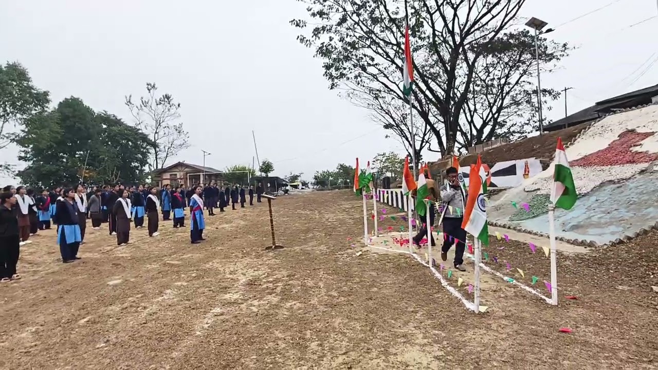 Republic Day in VKV Wessang #republic day #viral #trending 