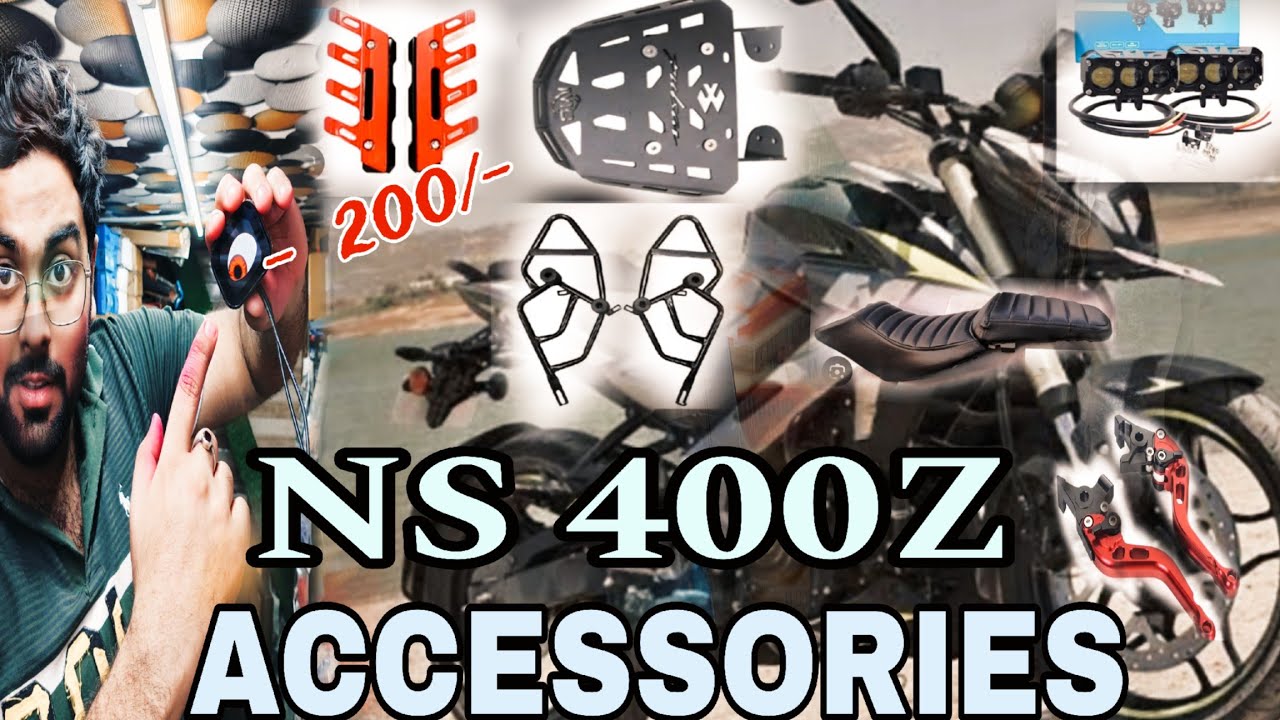 NS400Z ACCESSORIES 🔥🔥 // BIKE MODIFICATION // NS 400Z MODIFIED 😍😍//CHEAP PRICES //BAJAJ ACCESSORIES