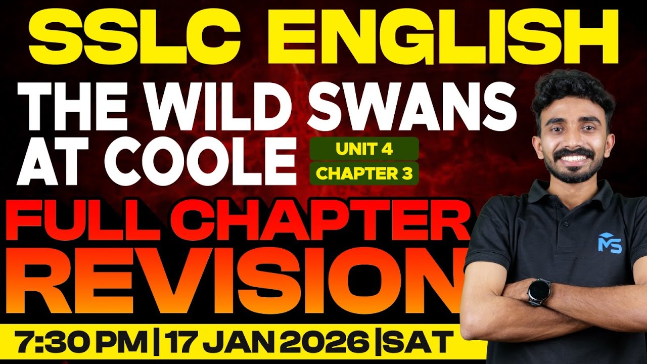SSLC English | Unit 4 Chapter 3 | Full Chapter Revision | LIVE | MS SOLUTIONS
