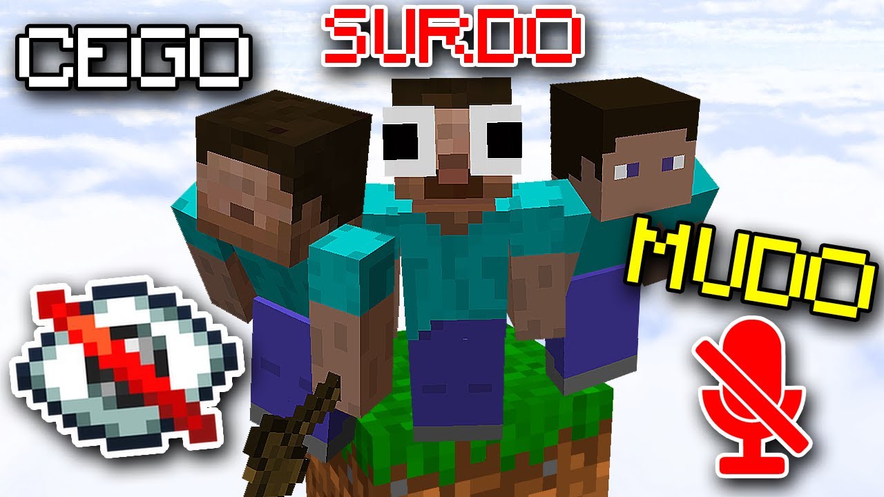 UM BLOCO mas Tem um Cego, Um Surdo e um Mudo