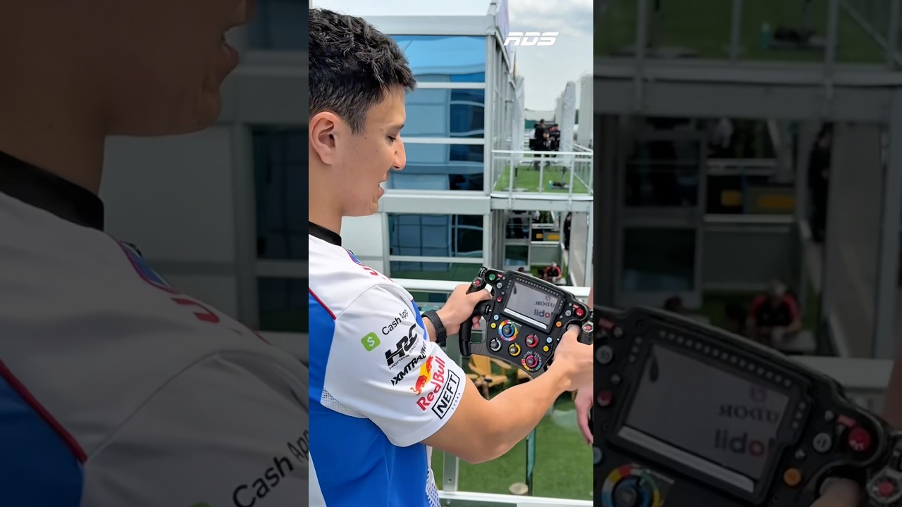 Un volant de F1, comment &ccedil;a fonctionne? Le pilote de VCARB Isack Hadjar nous l&rsquo;explique! 🤯 #F1