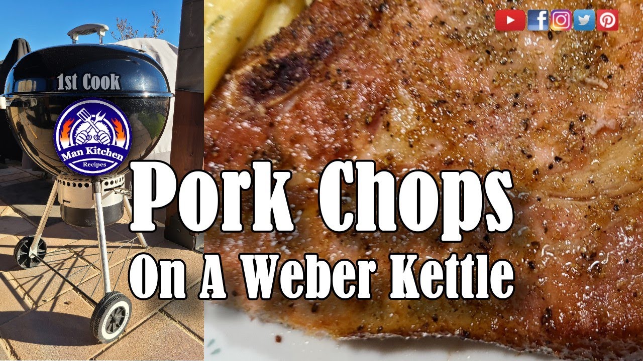 Легко приготовленные свиные отбивные на гриле в котле Weber | Первый из многих поваров