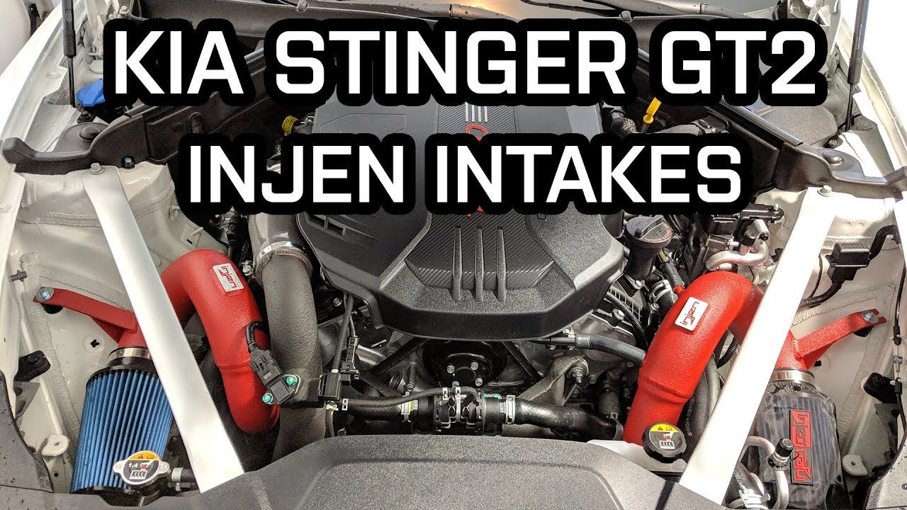 Kia Stinger GT2 Injen Short Ram Intake Installation (Wrinkle Red)