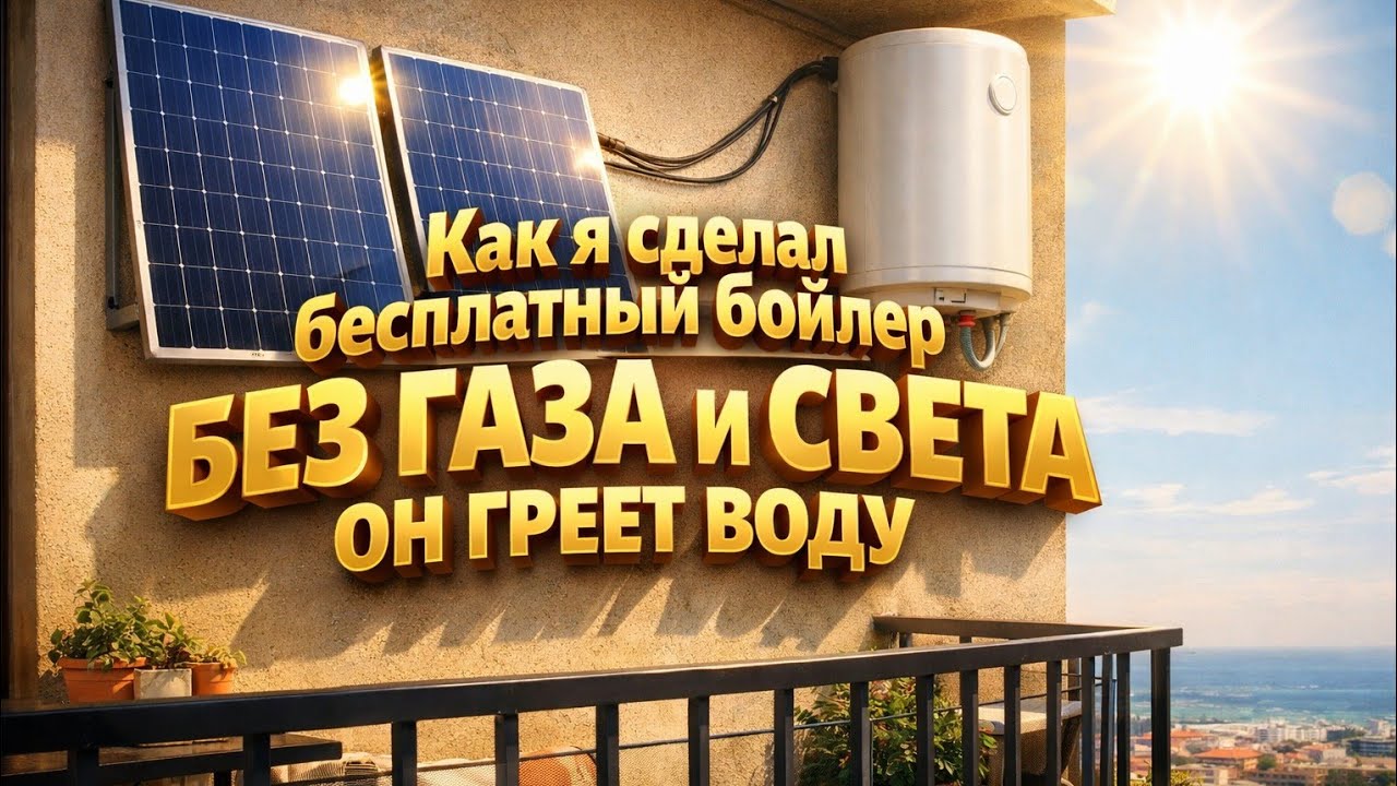 Не жди пока отключат свет. Подключай свой бойлер к панелям на прямую. Работает в мороз 100% КПД
