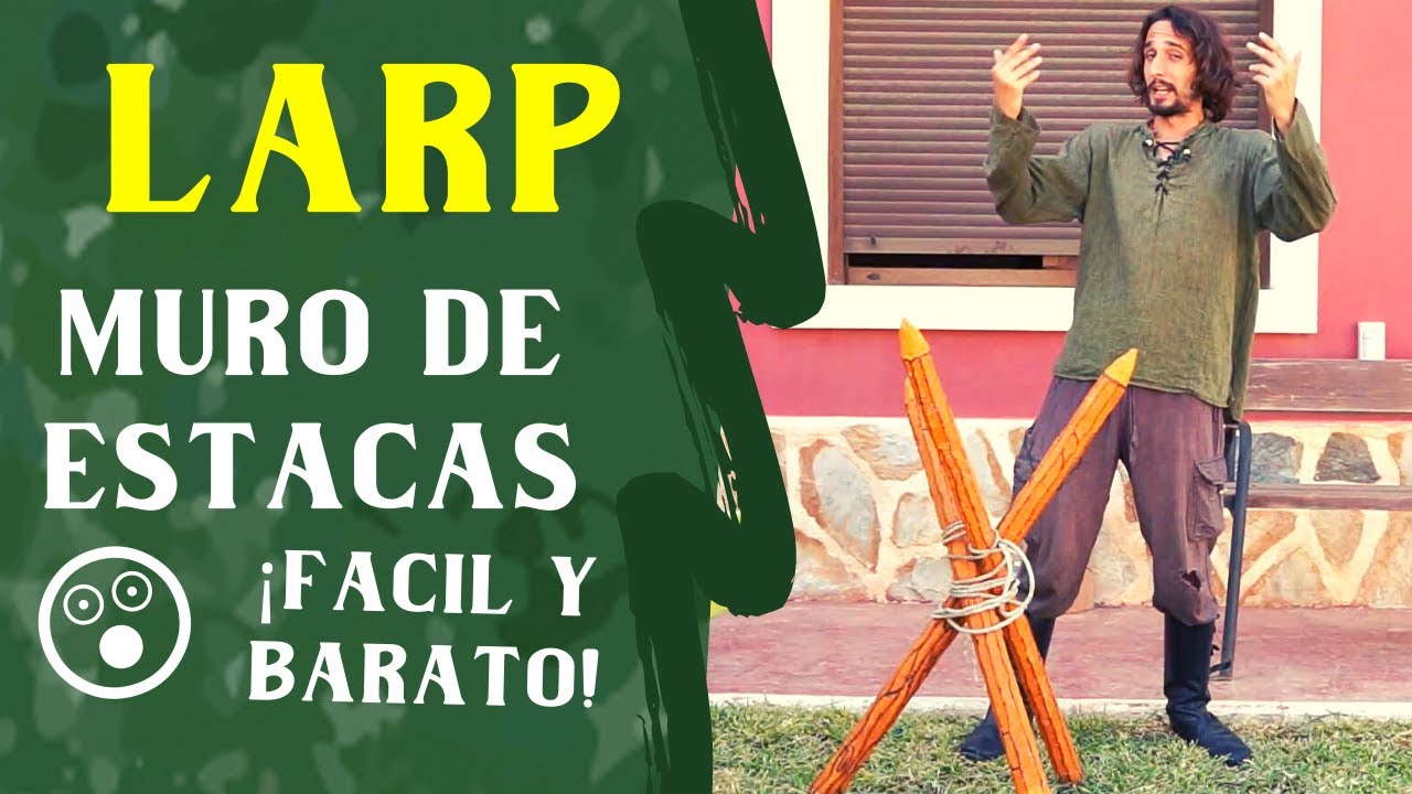 BARRICADA DE ESTACAS PARA LARP - Barata, sencilla y perfecta en batallas de Softcombat