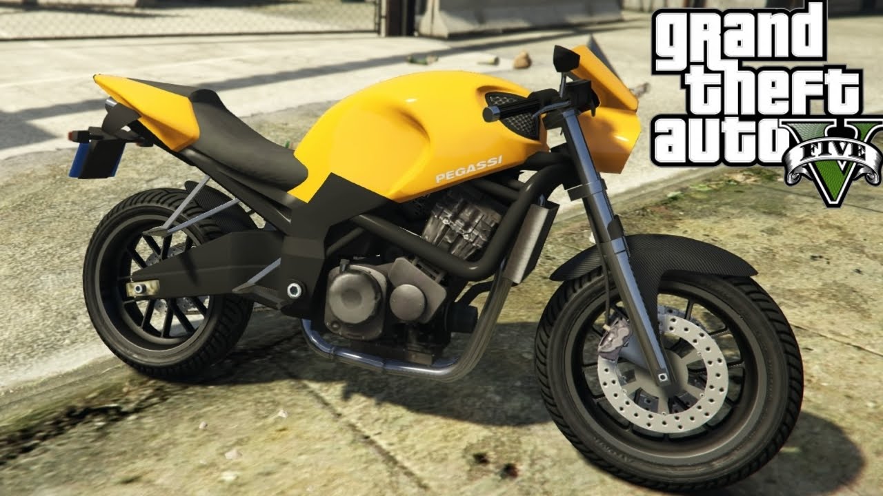 GTA V Next Gen PS4 - Pegassi Ruffian Motorbike Test Drive