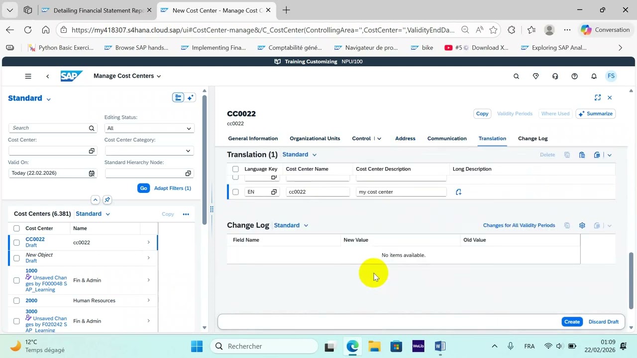 How to create segment,profit center,cost center,journal entries