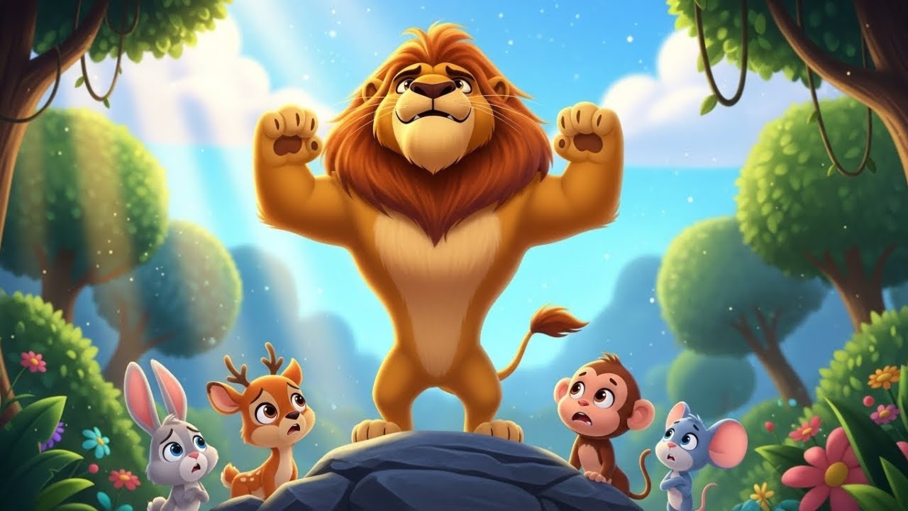 Cartoon lion moral story for kids | New cartoon videos 2026