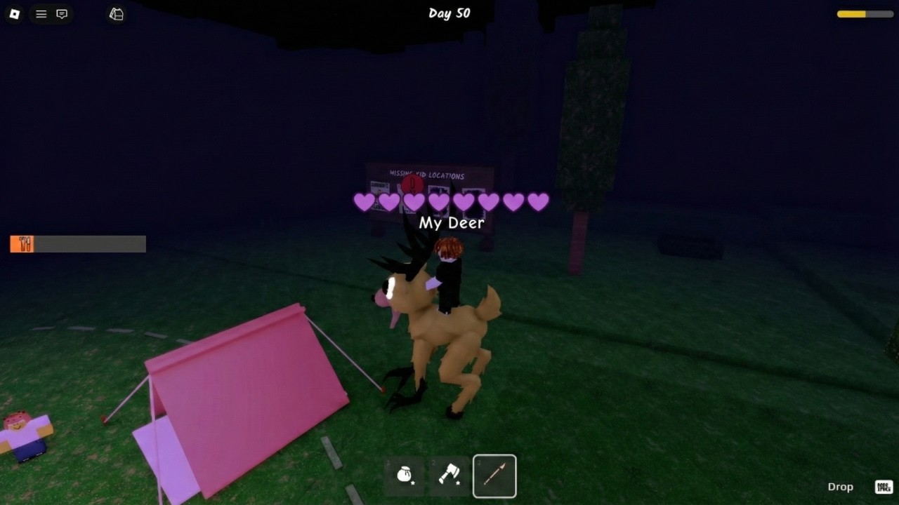 SOLO Deer Taming in 99 Nights In The Forest ROBLOX New Update