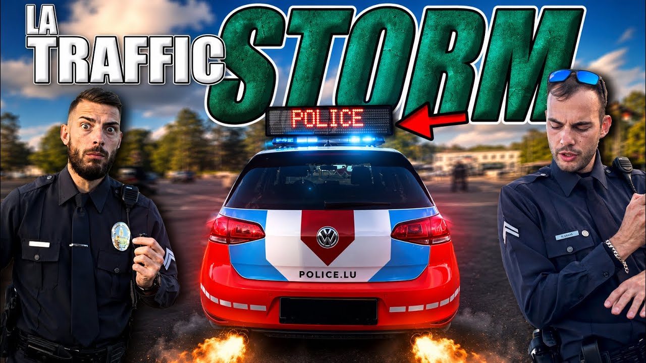 La GOLF GTI (et sa rampe révolutionnaire) de la Police du Luxembourg