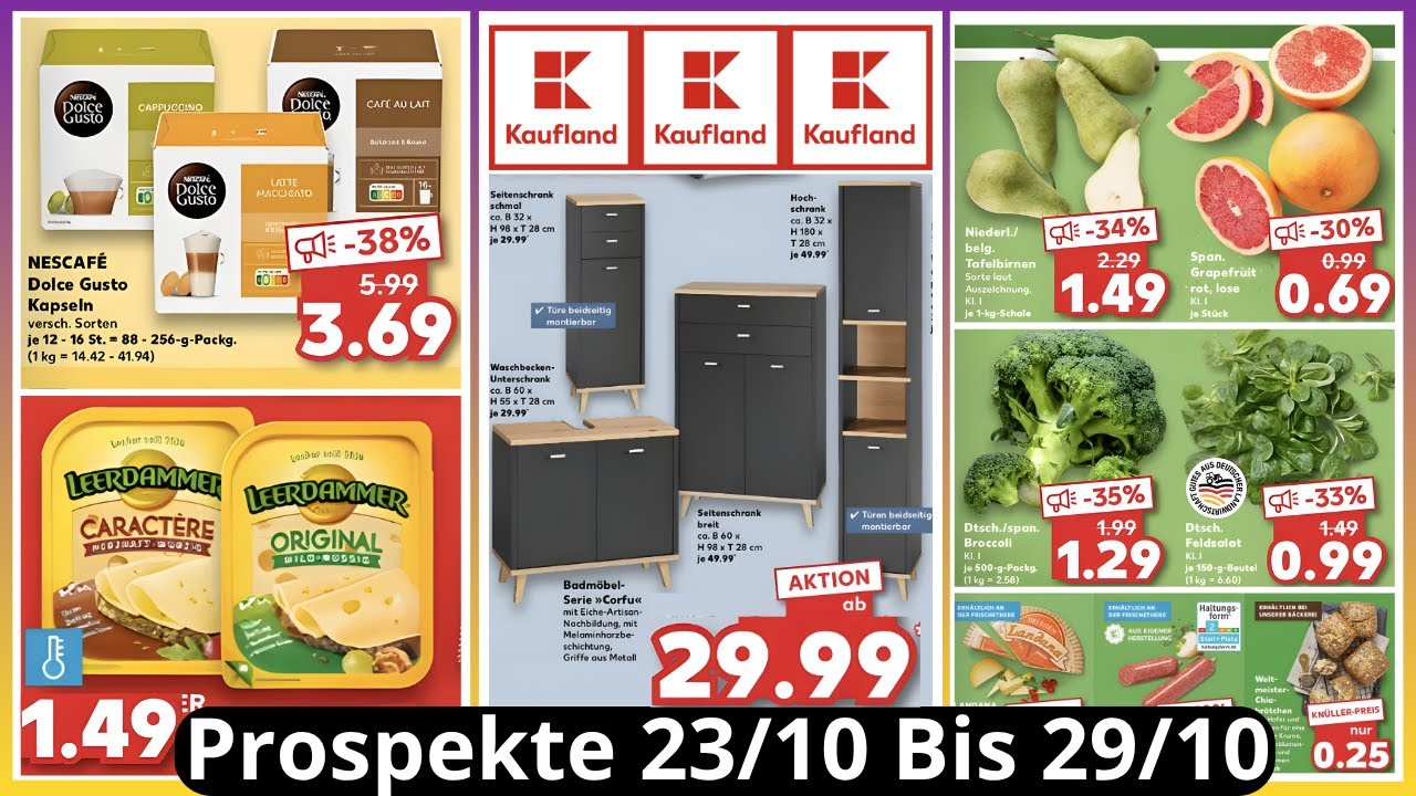 KAUFLAND Neuer Werbung Wochenprospekt - Rabatt Angebote DE | 23/10/2025 BIS 29/10/2025  #prospekt