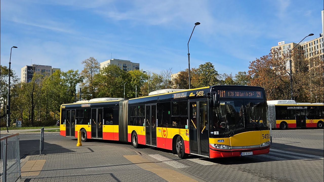 Linia ZM1 - Solaris Urbino 18 III #5452 (MZA Warszawa)