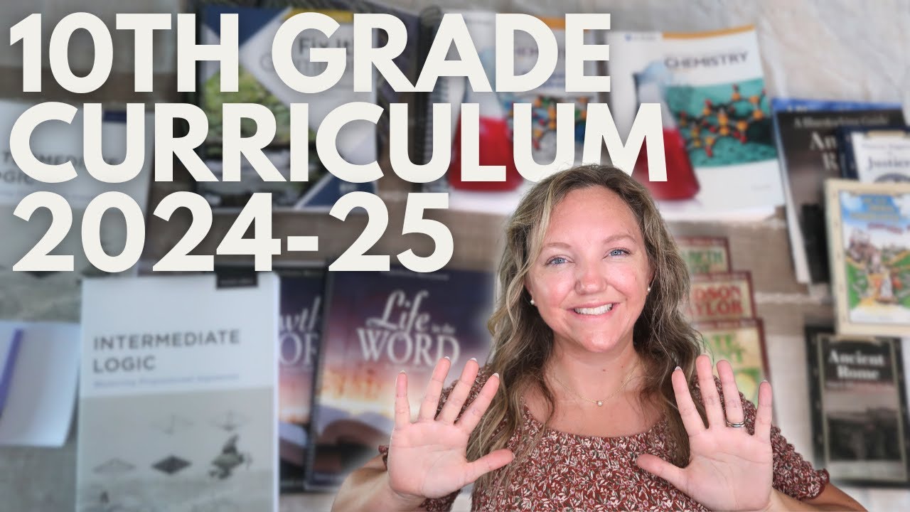 10TH GRADE CURRICULUM CHOICES || HOMESCHOOL CURRICULUM WEEK 2024
