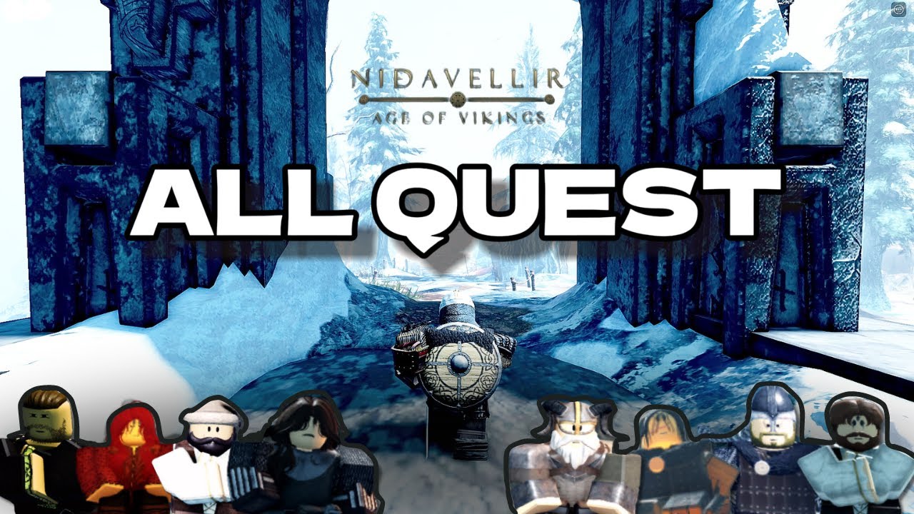 ALL QUEST AGE OF VIKINGS | NIDAVELLIR ROBLOX