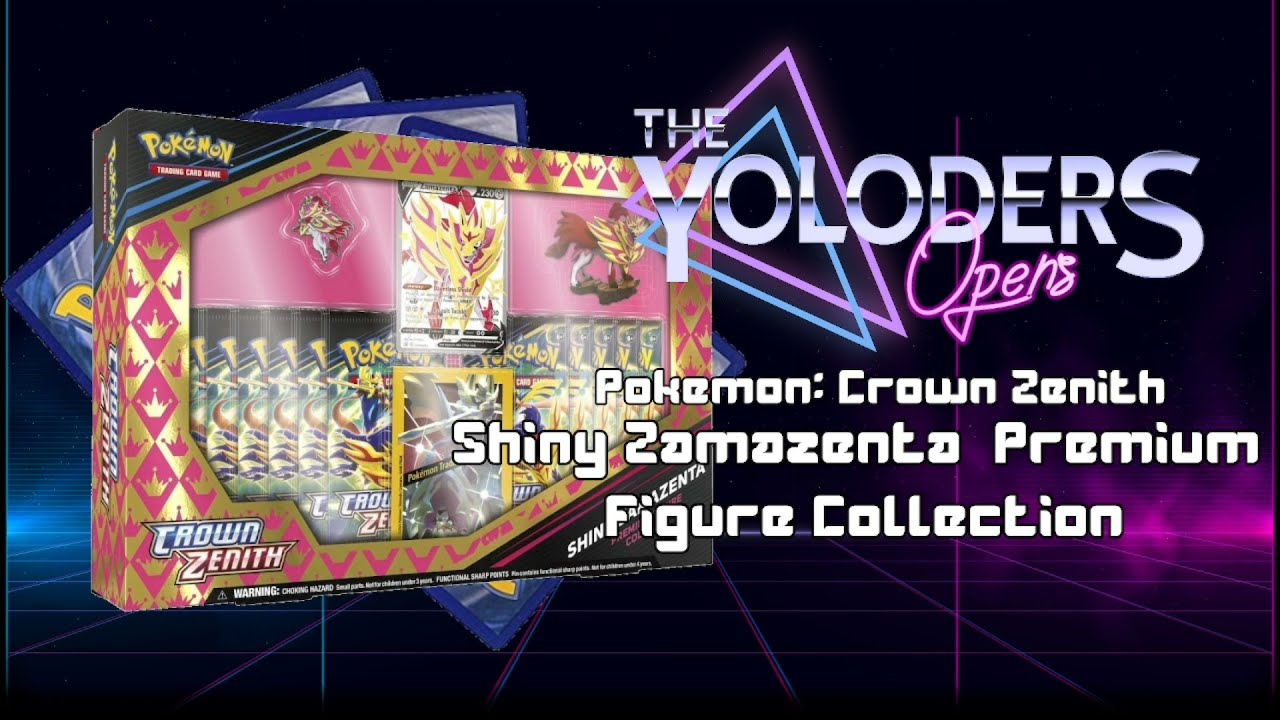 THE YOLODERS OPEN POKEMON CROWN ZENITH Premium Figure Collection Shiny Zamazenta