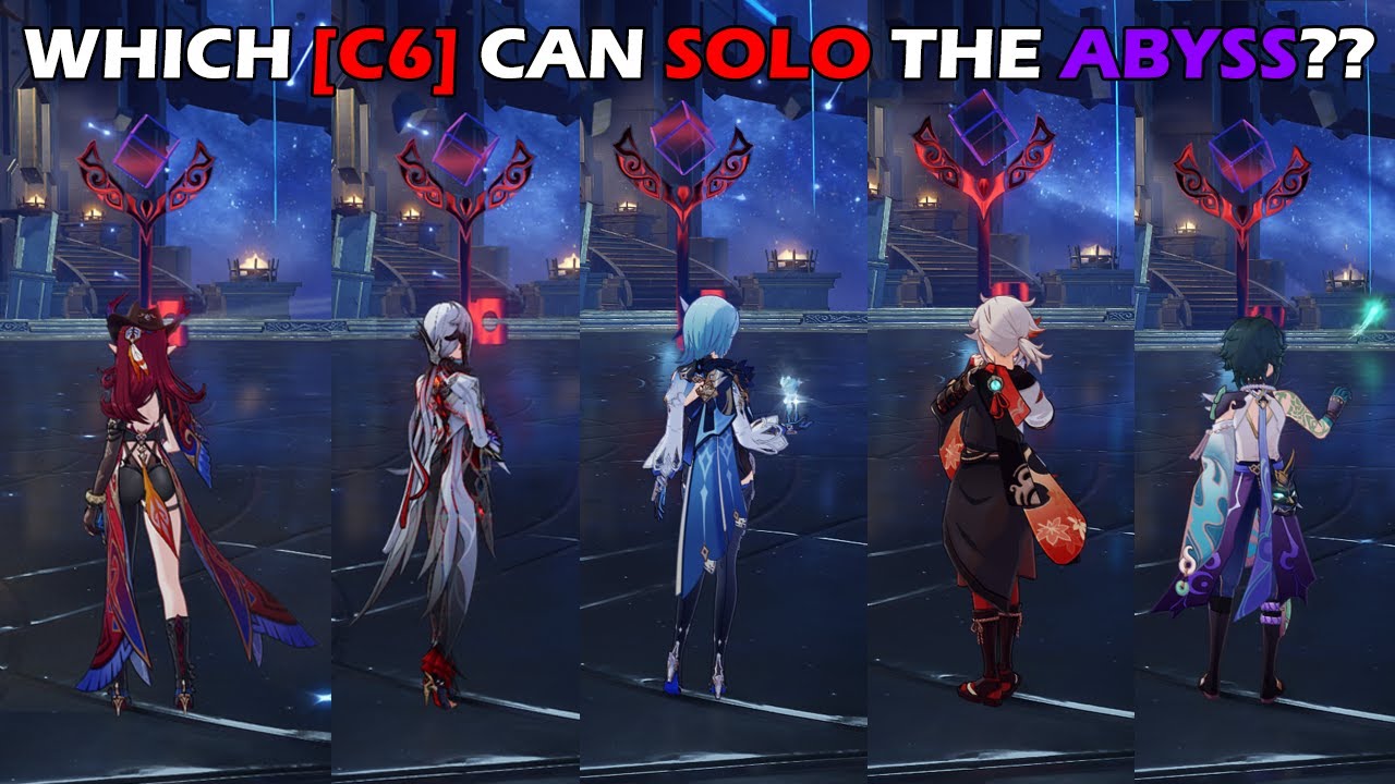WHICH [C6] CAN SOLO THE ABYSS?? | Genshin Impact
