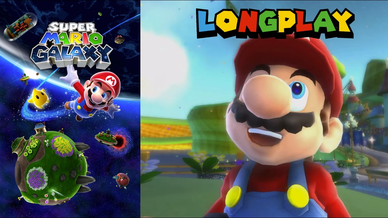 Super Mario Galaxy 100% Walkthrough as Mario (FULL GAME)