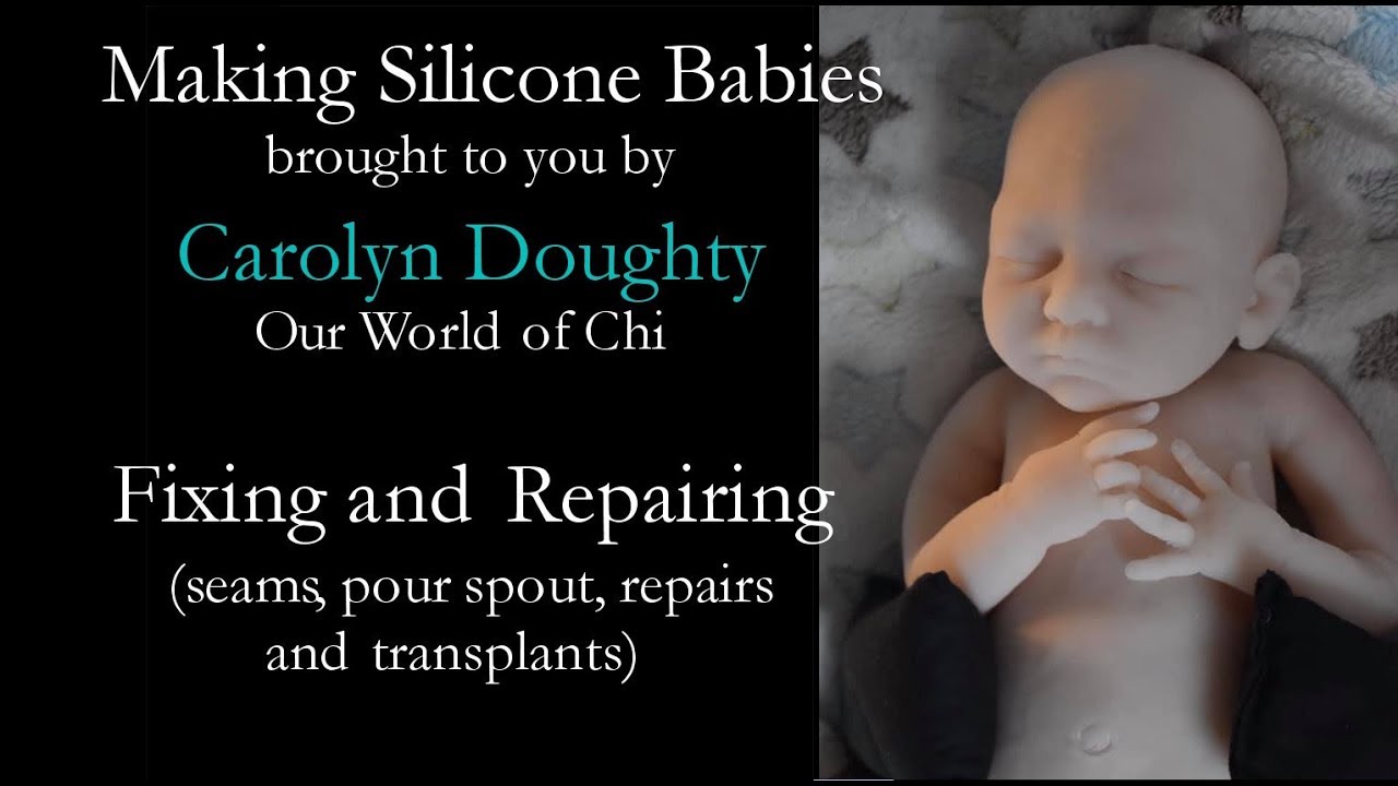 Making Silicone Babies - repair and fix pour spout, seams etc