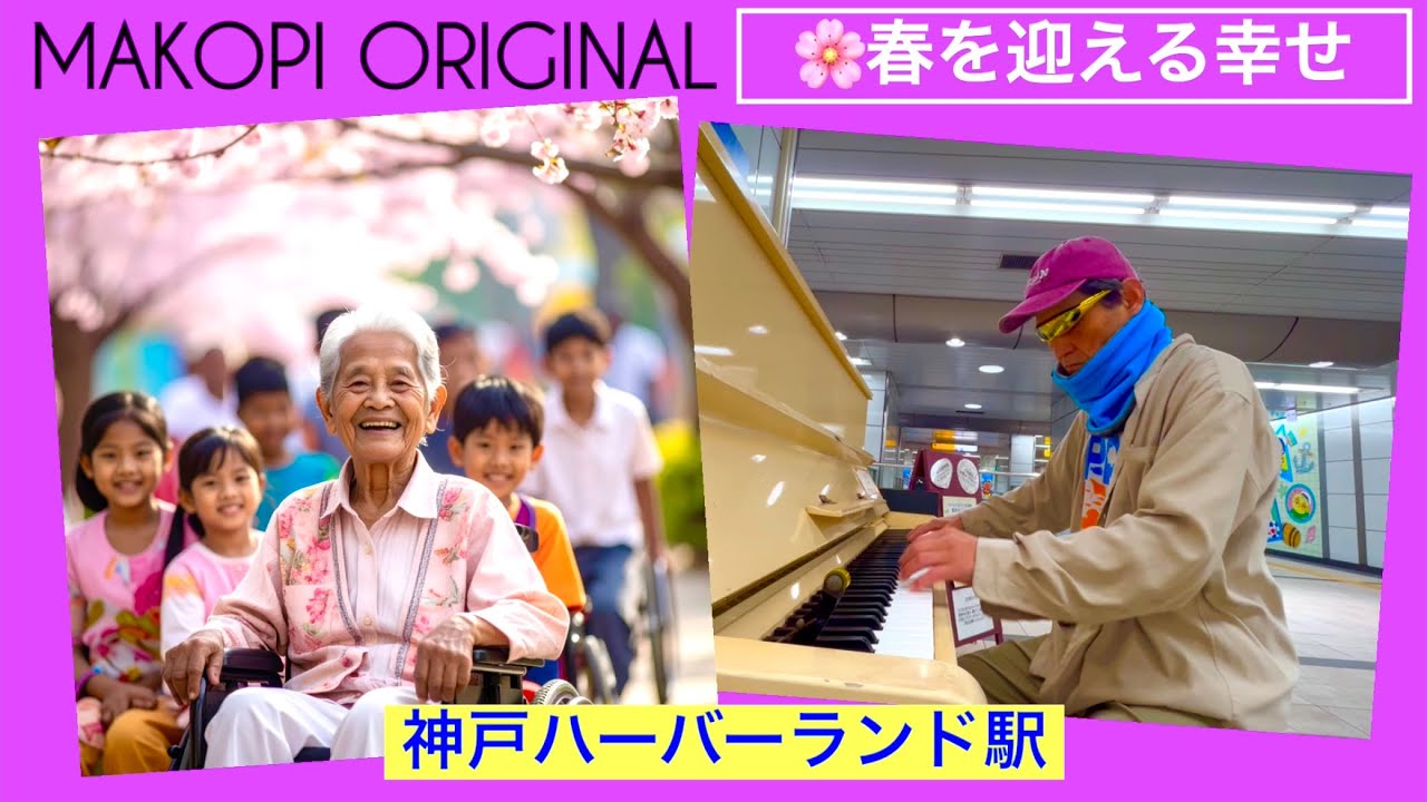 🌸春を迎える幸せ☘️HAPPY SPRING  神戸ハーバーランド駅 〜エンディングはブルースで