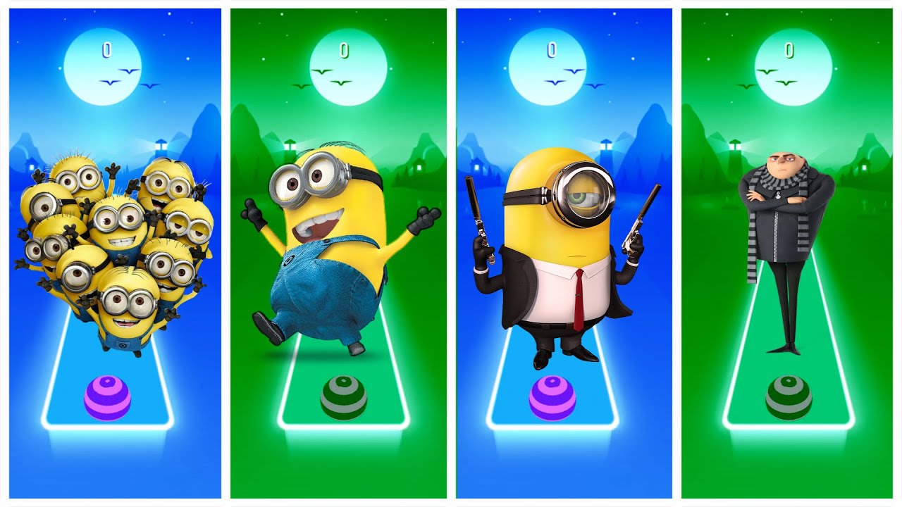 Epic Neon Adventure Style Tiles Hop Edm Rush