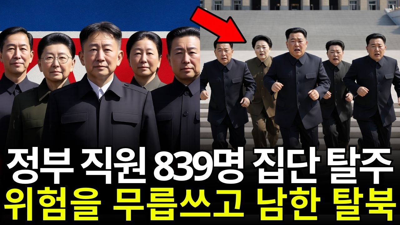 북한 정부 직원 839명, 정권의 진실 알고 탈북 | 탈북감동사연
