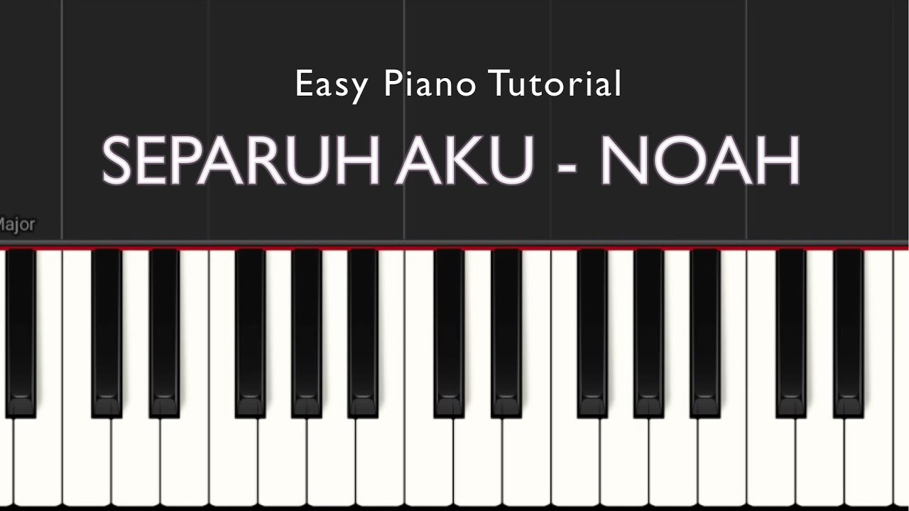 Separuh Aku - NOAH | Easy Piano Tutorial