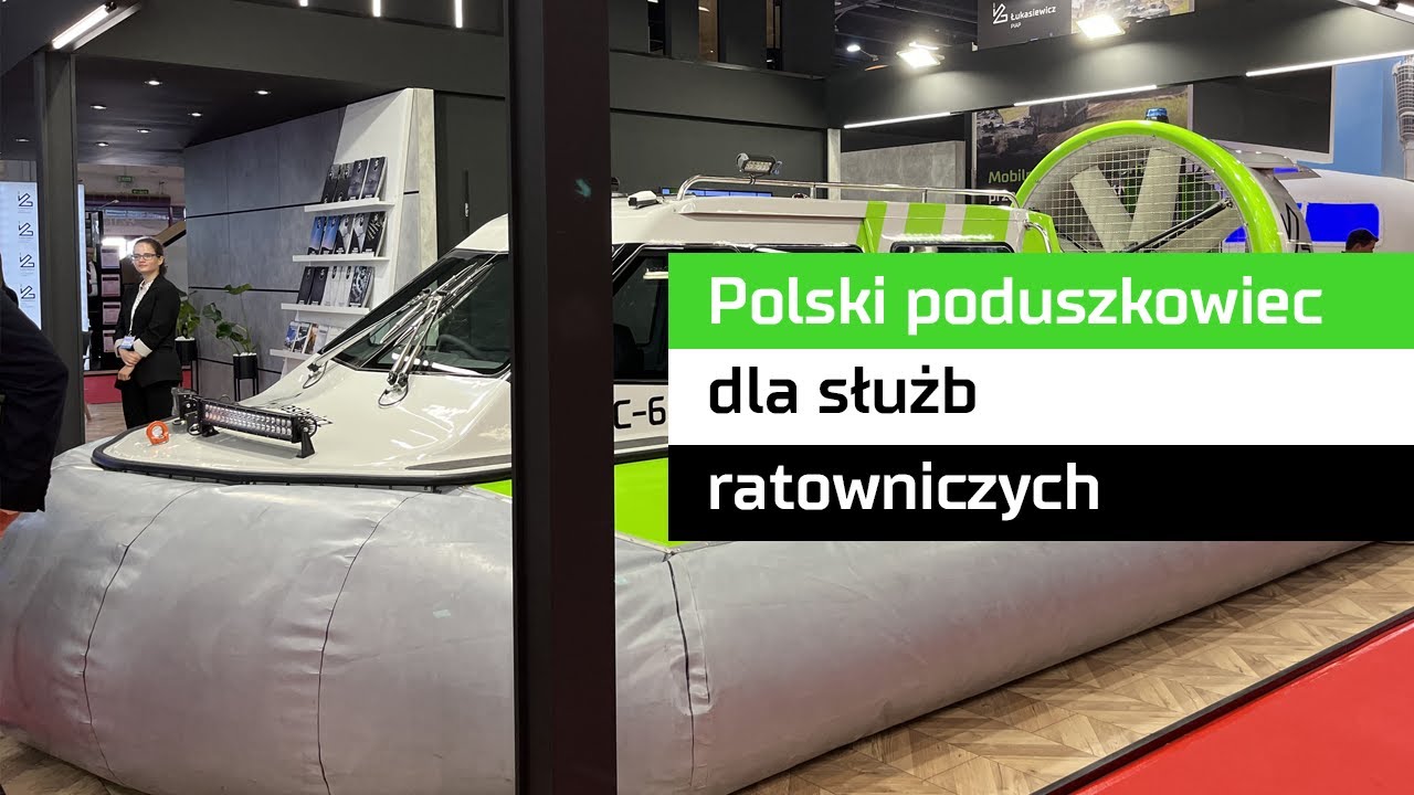 Szybciej i bezpieczniej czyli poduszkowiec patrolowo-ratowniczy PRC-650 z Łukasiewicz - ILOT