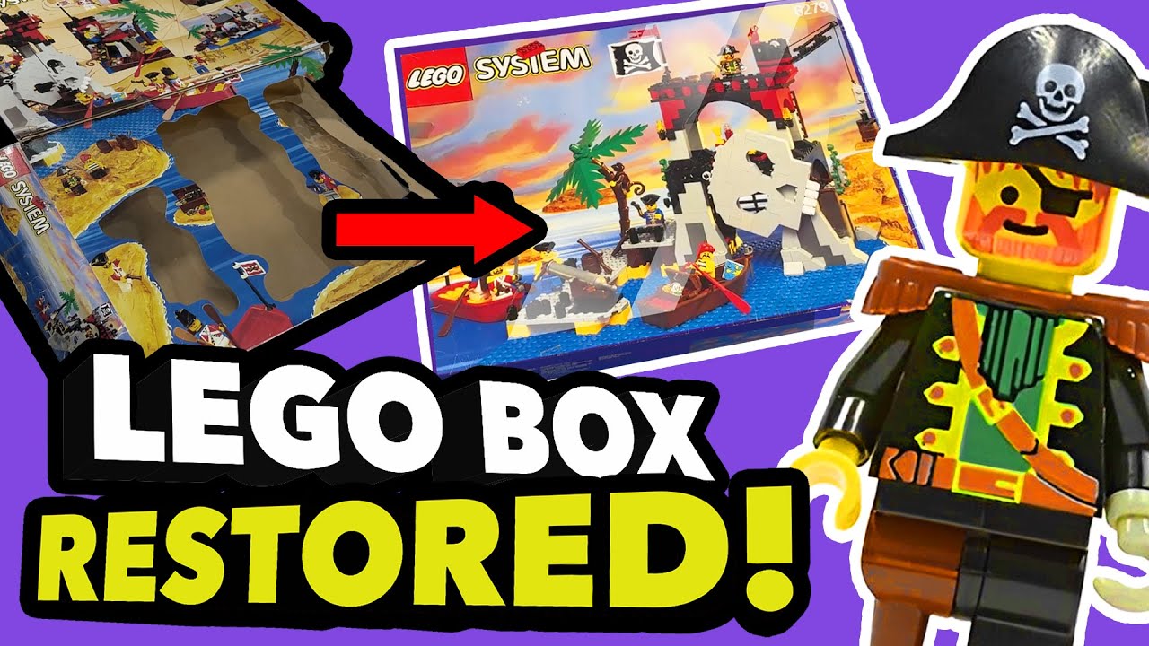 Lego Pirates Skull Island, 6279 - Vintage Box Restoration