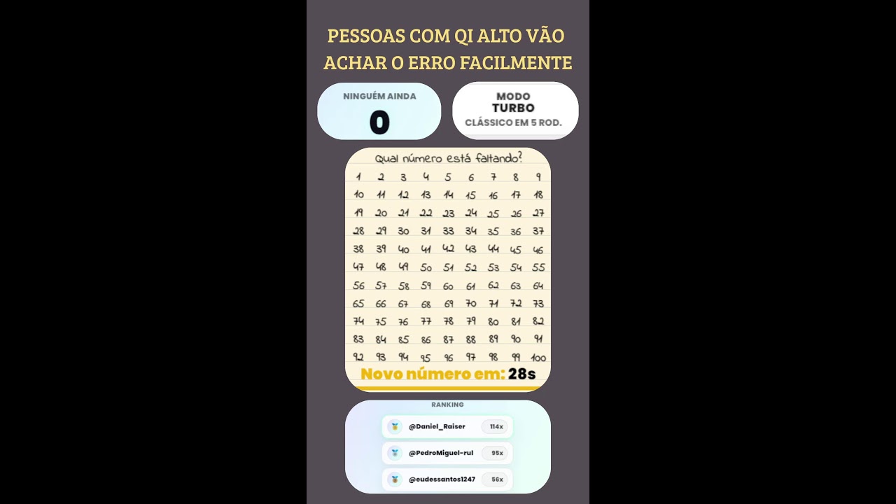 LIVE: TESTE DE QI, você consegue resolver ?