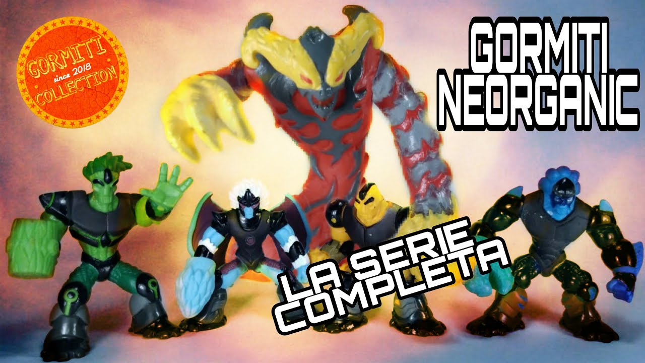 GORMITI Serie Neorganic Completa + Speciali Edicola e SNAP-X GIOCHI PREZIOSI COLLECTION GIG 2010