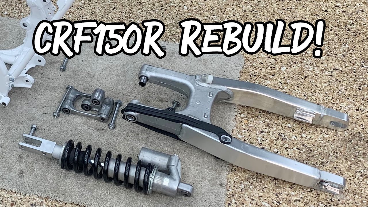 CRF150R Supermoto Build: Swingarm and Suspension