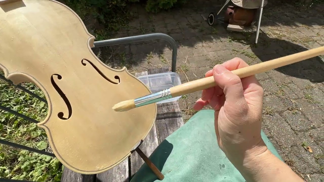🥚🎻🍳 ground preparation on the violin 👌🌼 Margherita