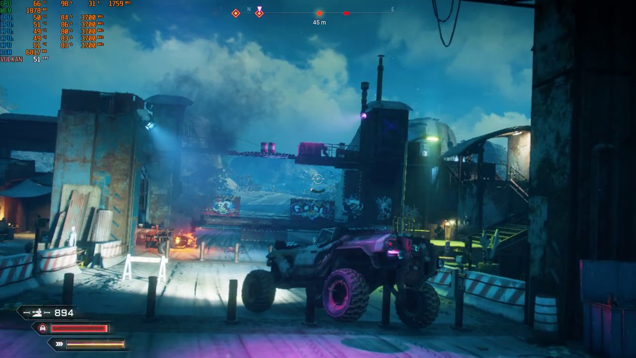 Rage 2 - GTX 1050 2GB + i3 4170 + 8GB RAM